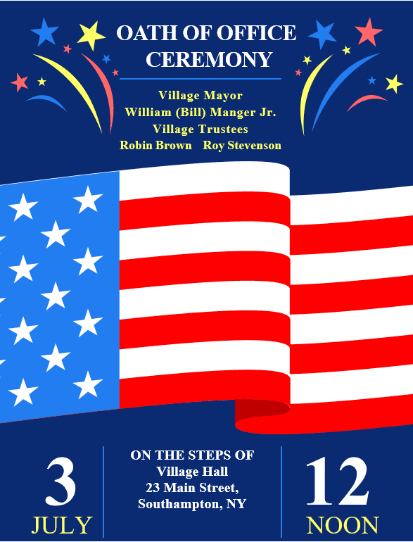 Oath of Office Ceremony 7.3