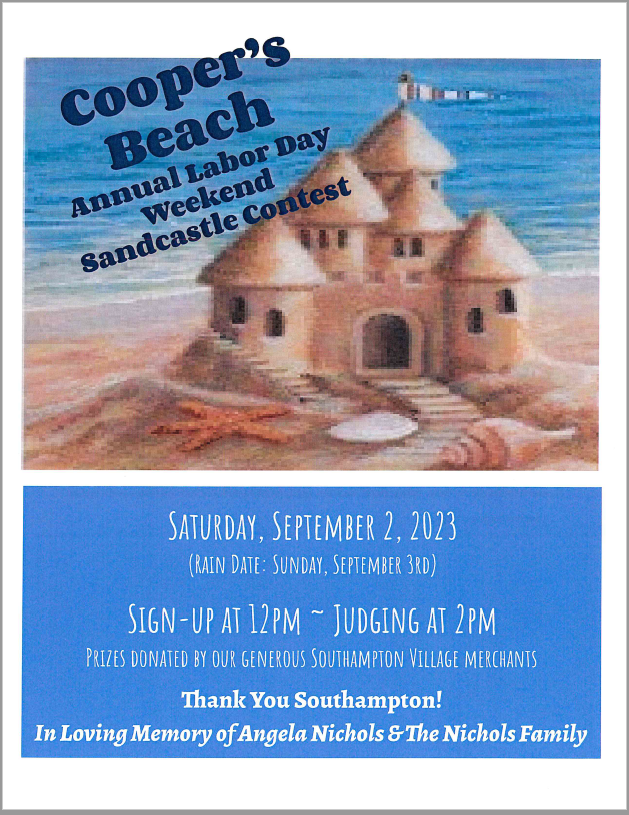 Coopers Sandcastle 2023