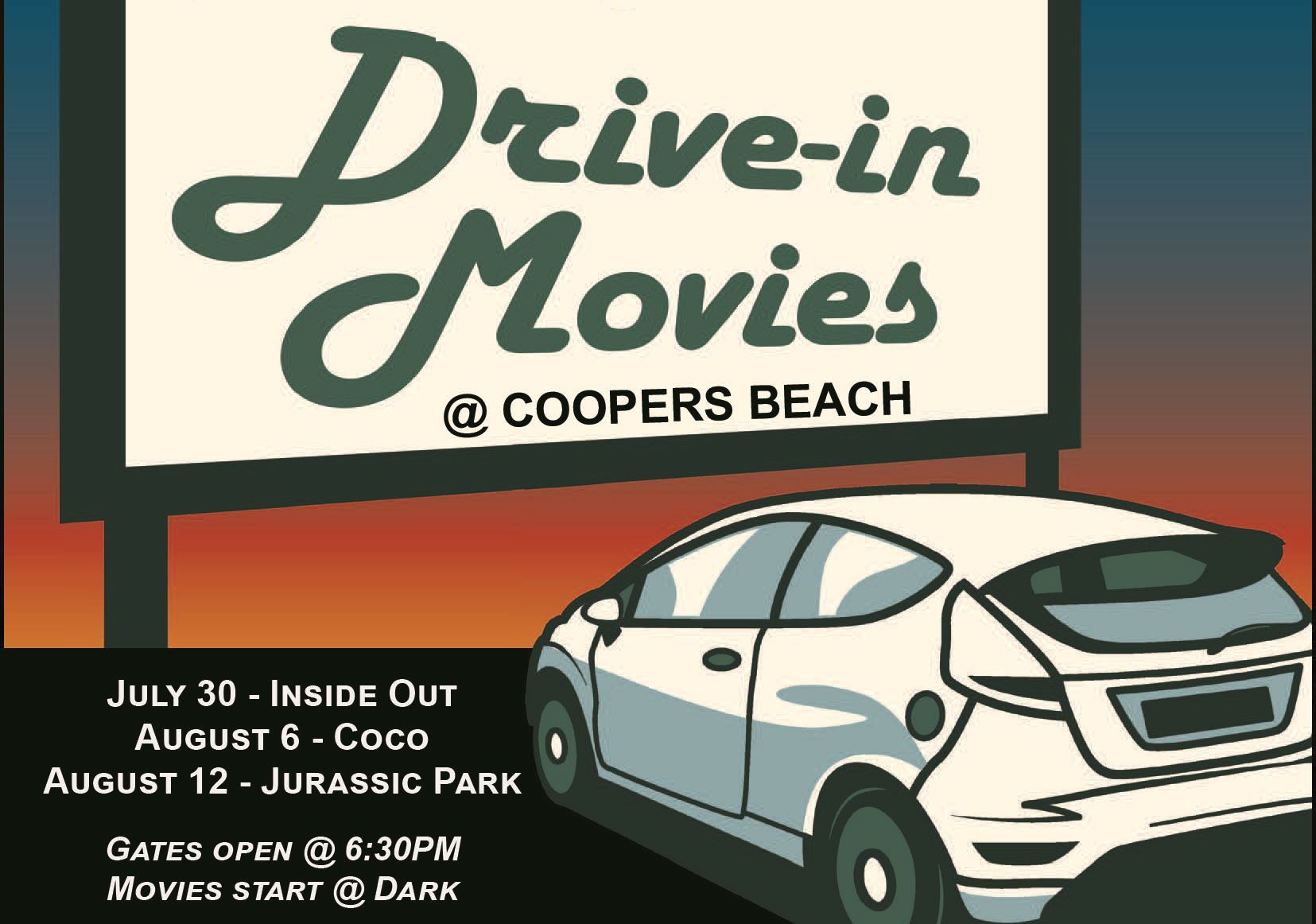 Image of Southampton Chamber of Commerce drive-in movies
