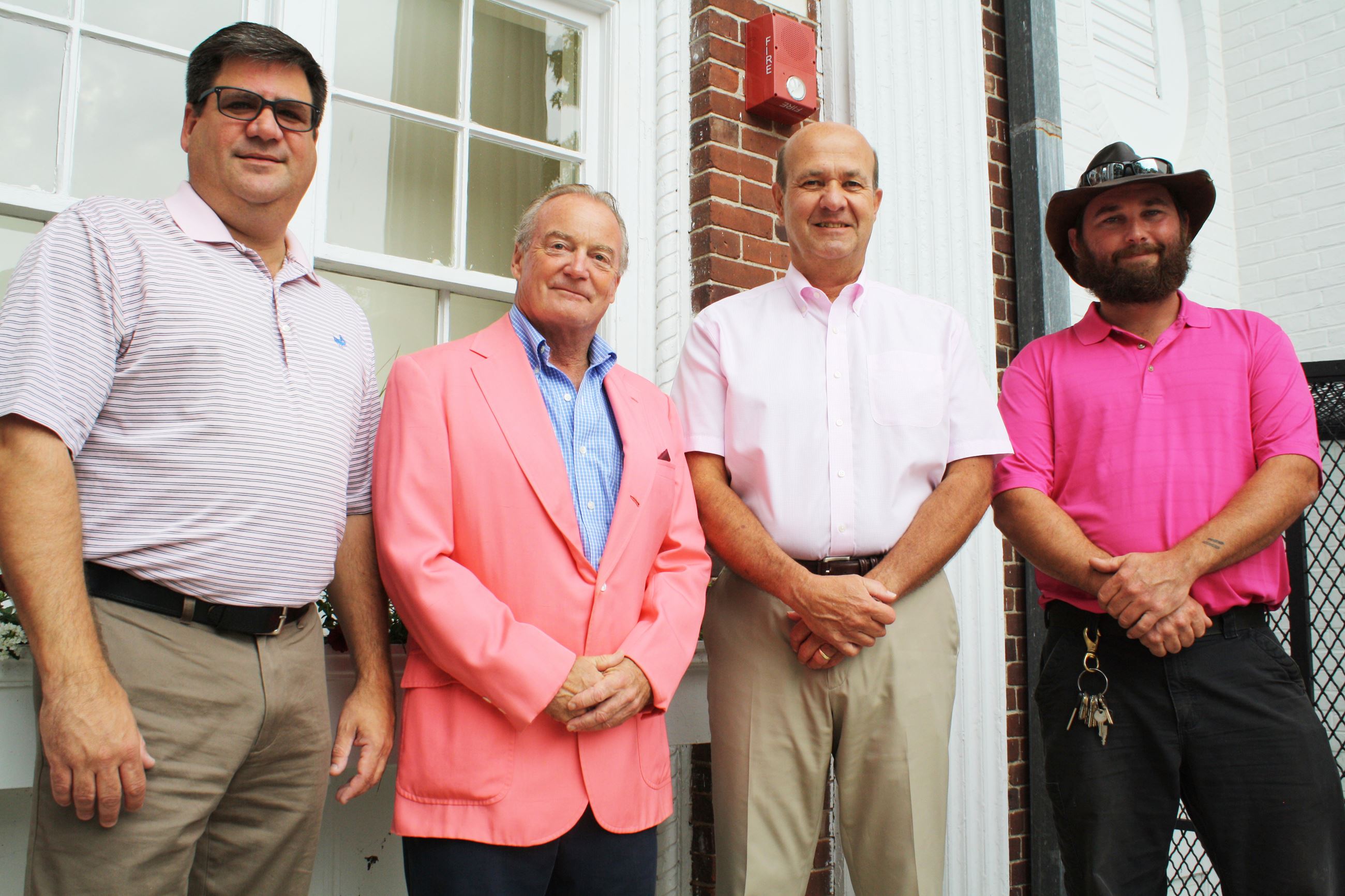 Image of Southampton Village Officials - Real Men Wear Pink campaign