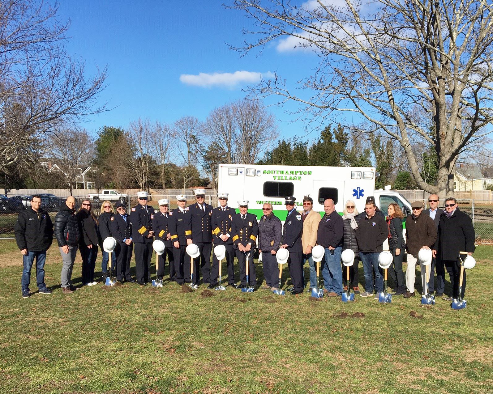 Image of Ambulance Center Groundbreaking Ceremony