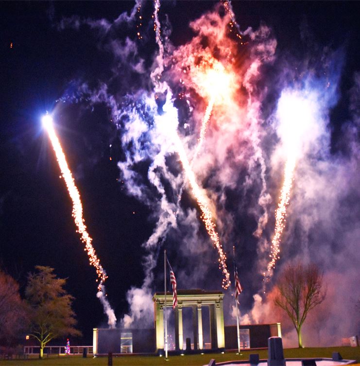 Image of Holiday fireworks
