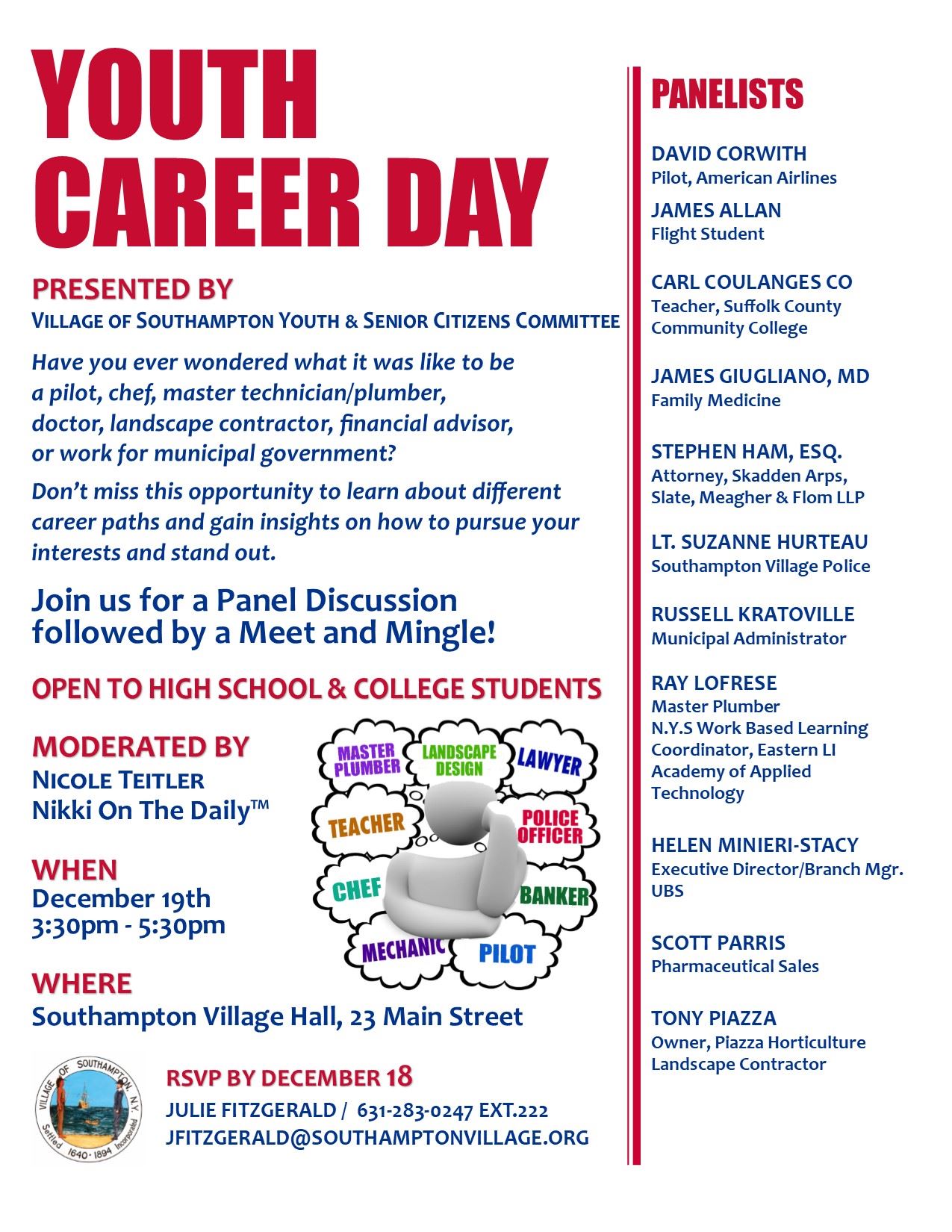 Image of Youth Career Day flyer