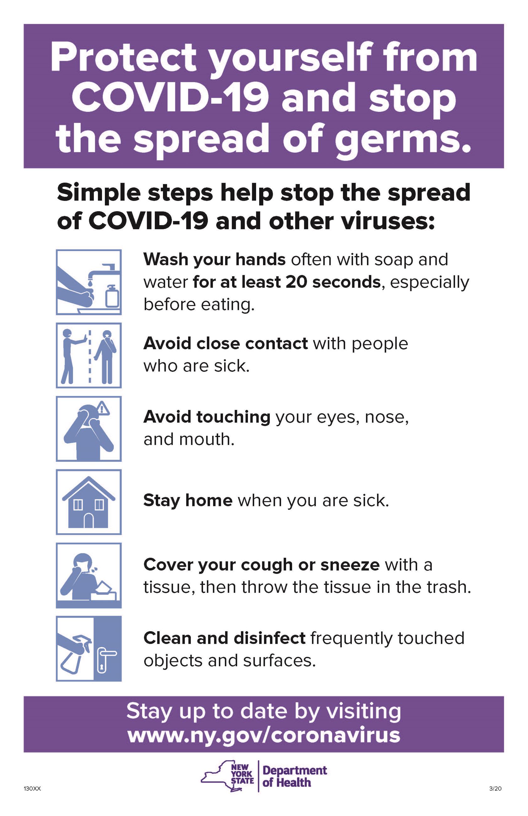 Image of Coronavirus how to protect yourself poster_Page_1